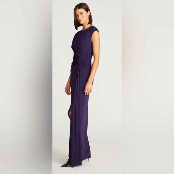 HALSTON GIOVANNA GOWN IN MATTE JERSEY - Picture 6 of 12